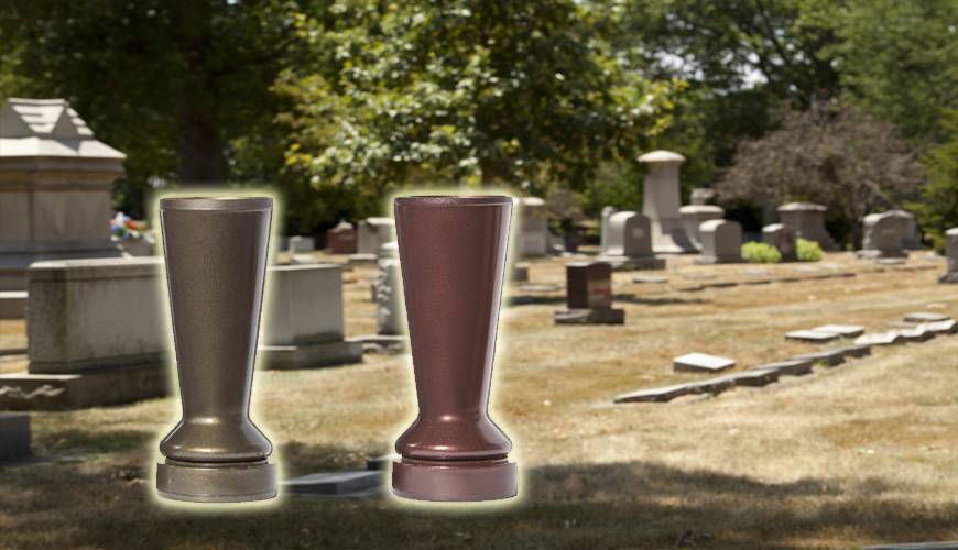 Cemetery Flower Vases